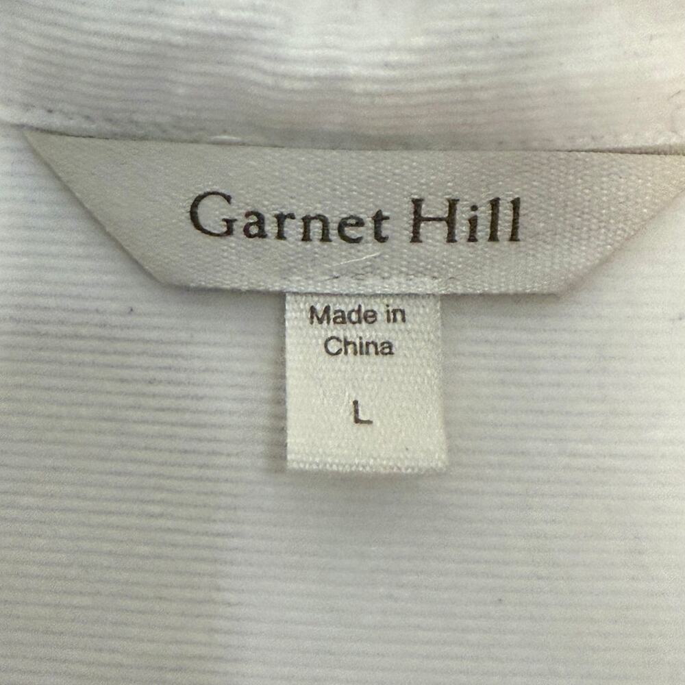 Garnet Hill feather wale Corduroy tunic size large - Picture 4 of 10